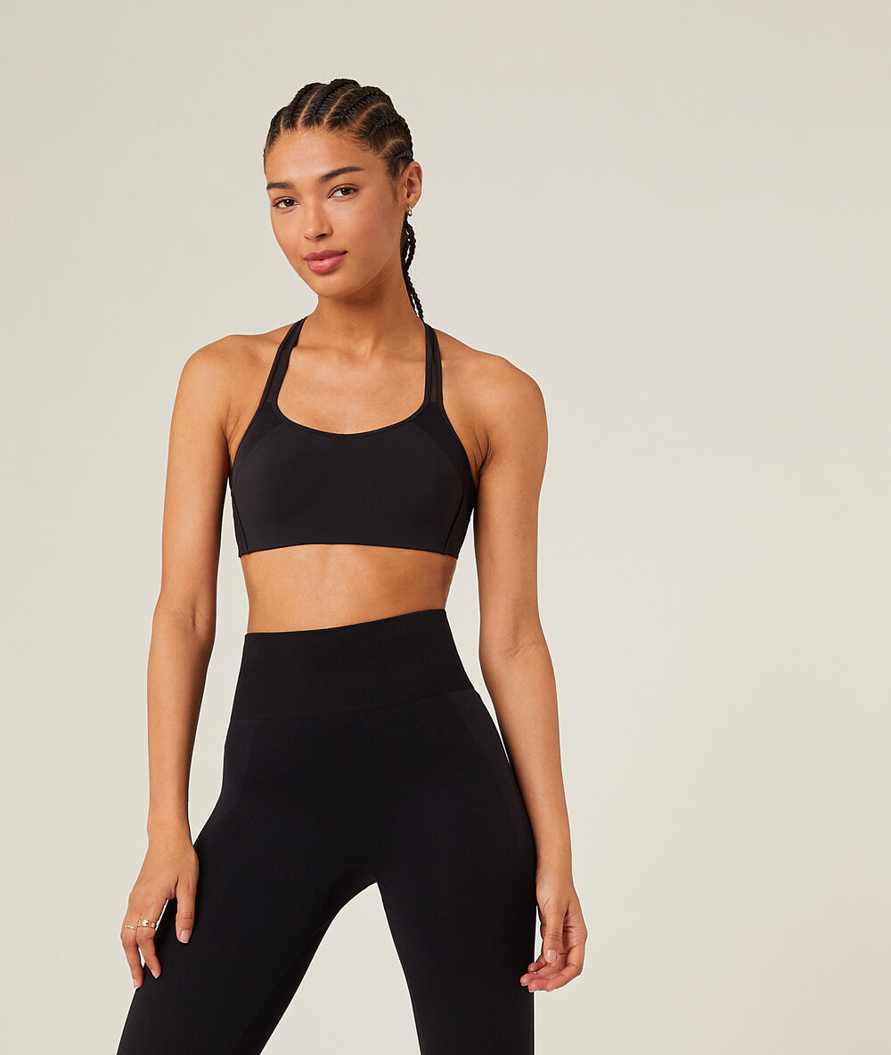 Sport bra - high support black.