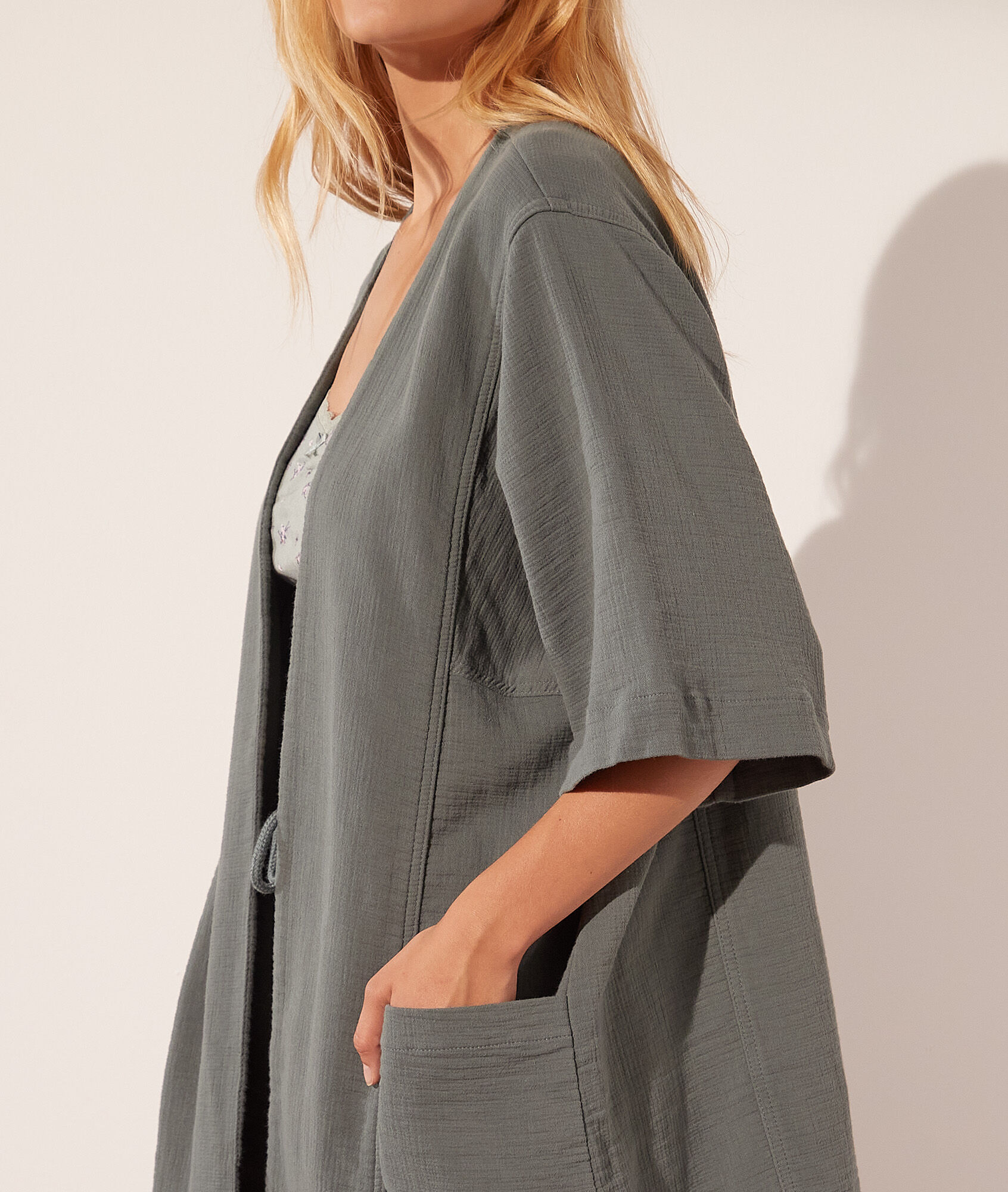 cotton kimono jacket