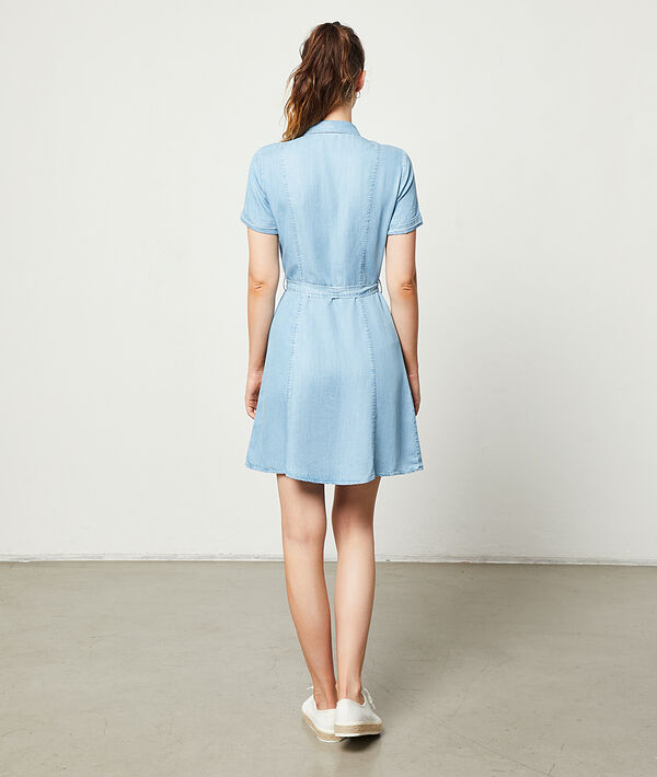 Denim shirt dress Denim shirt dress