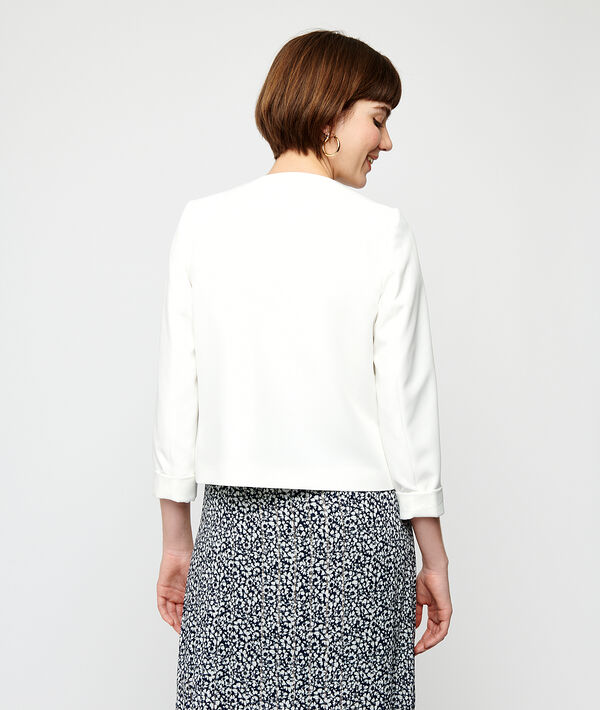 Round neck tailored jacket Round neck tailored jacket
