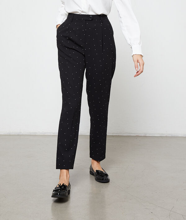 Peg trousers in dots Peg trousers in dots