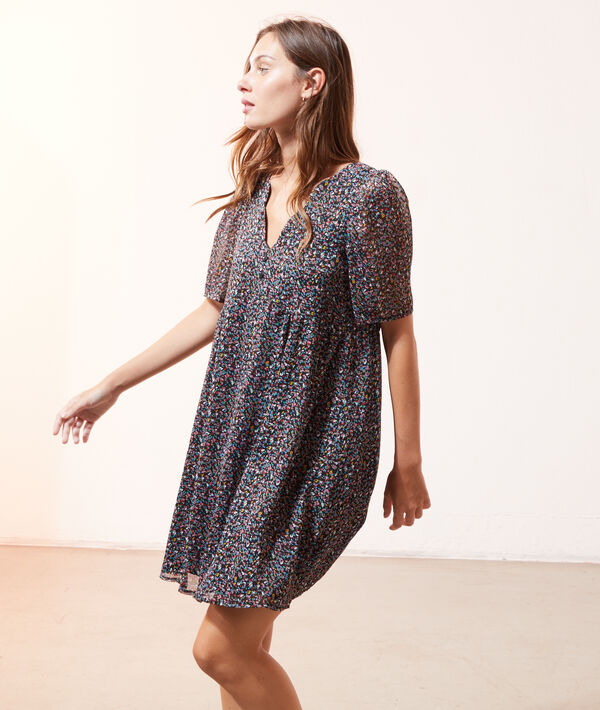 Robe fluide imprimé fleuri Robe fluide imprimé fleuri