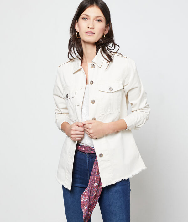 Jacket in an overshirt look Jacket in an overshirt look