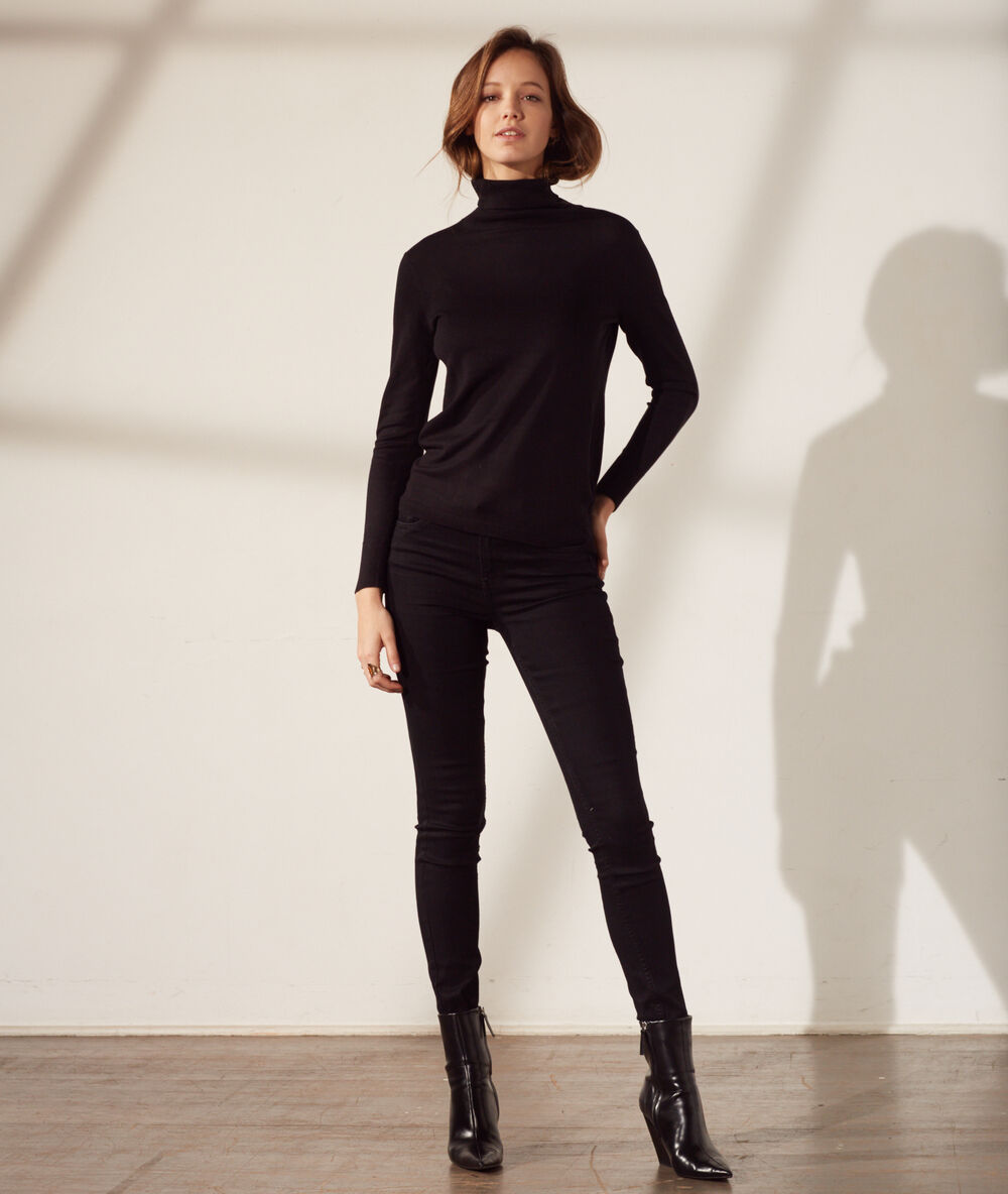 Slim jeans black.