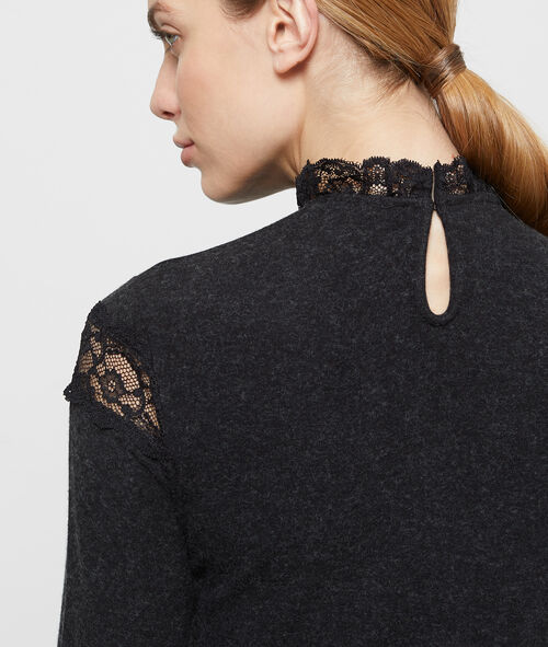 Guipure soft knit top Guipure soft knit top