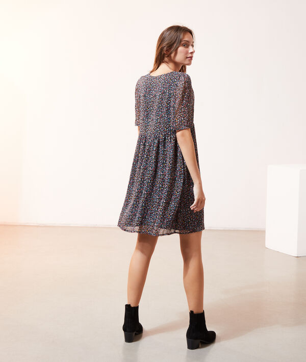 Robe fluide imprimé fleuri Robe fluide imprimé fleuri