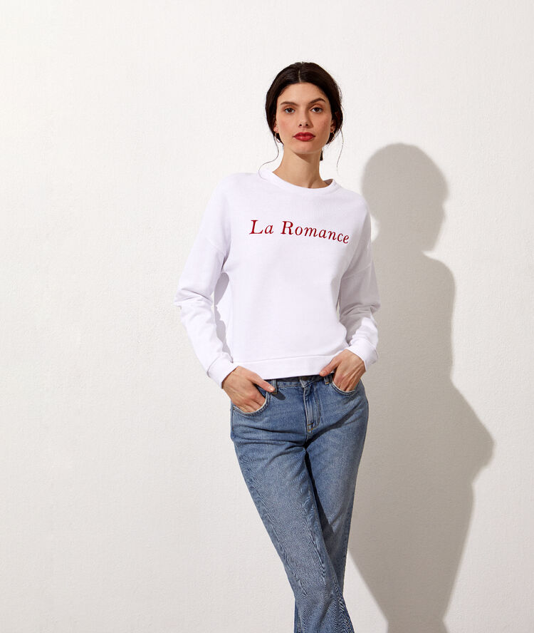 La romance' sweat ecru.