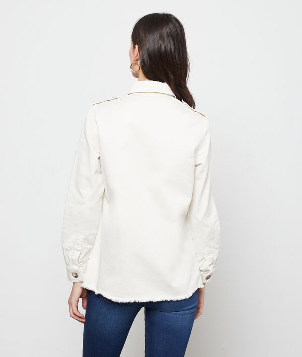 Jacket in an overshirt look Jacket in an overshirt look