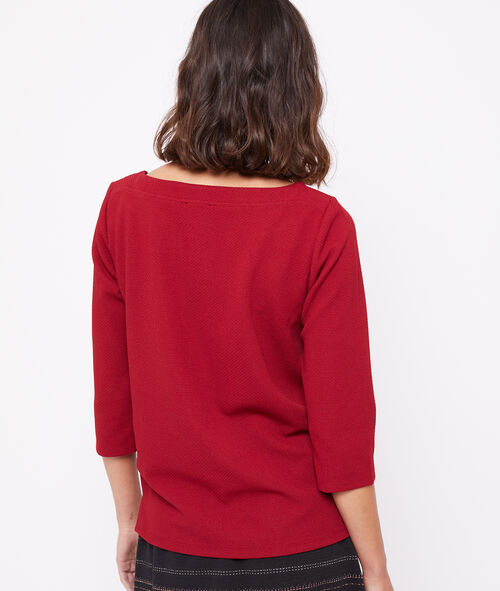 Boat neck t-shirt Boat neck t-shirt