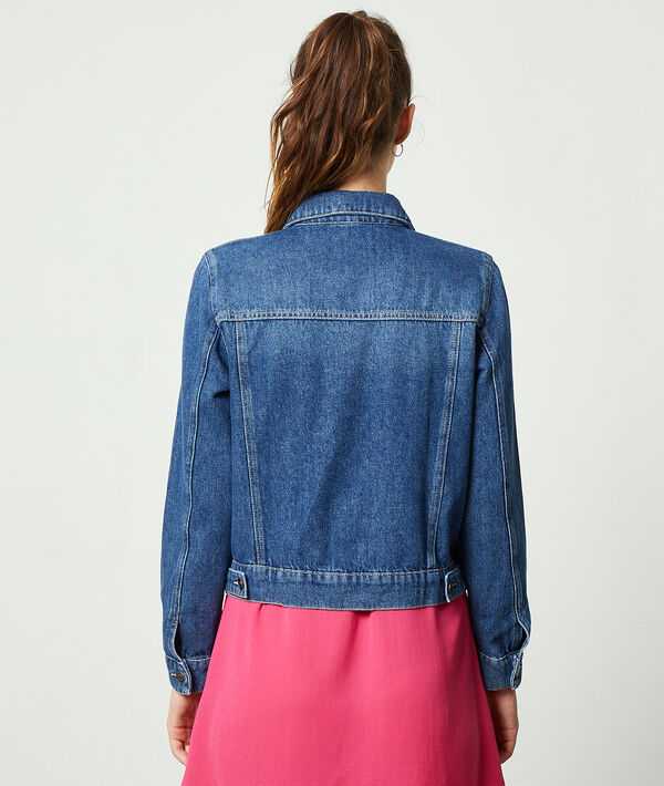 Denim cropped jacket Denim cropped jacket
