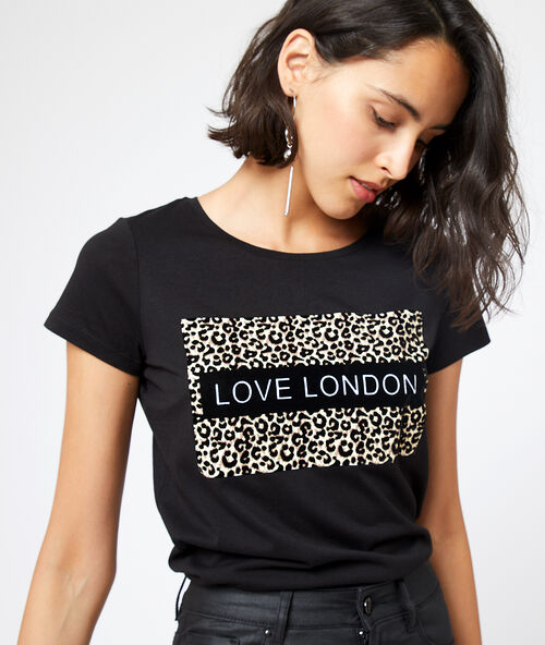 Love london' t-shirt  black.