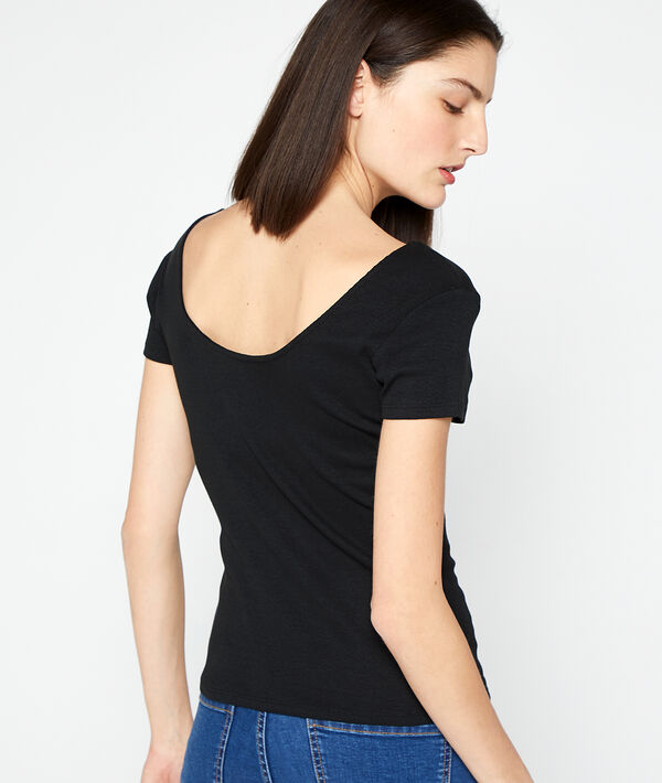 Button through T-shirt Button through T-shirt