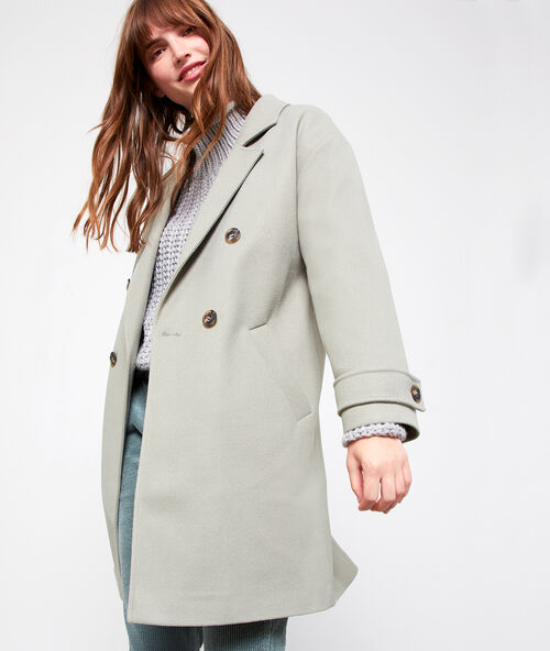 Manteau masculin sauge.