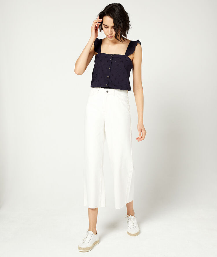 Flare jeans white.