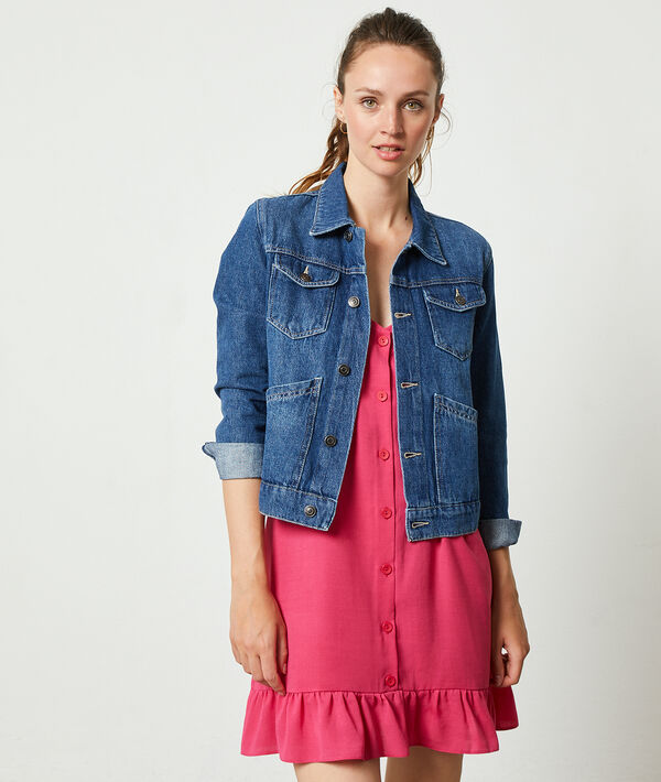 Denim cropped jacket Denim cropped jacket