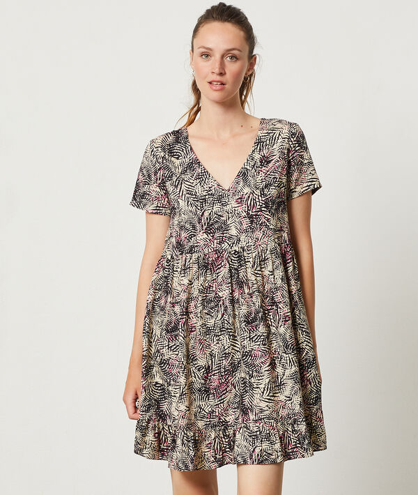 Leaf print dress Leaf print dress
