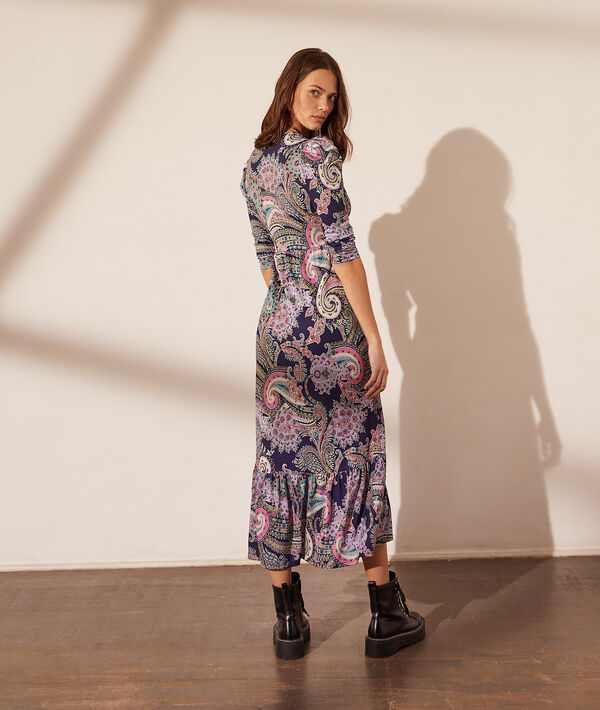 Long printed dress Long printed dress