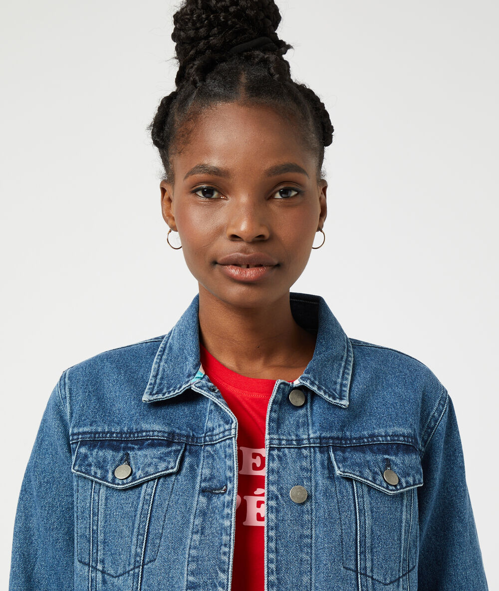Denim jacket stone.