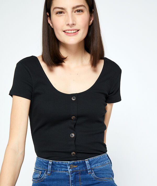 Button through T-shirt Button through T-shirt