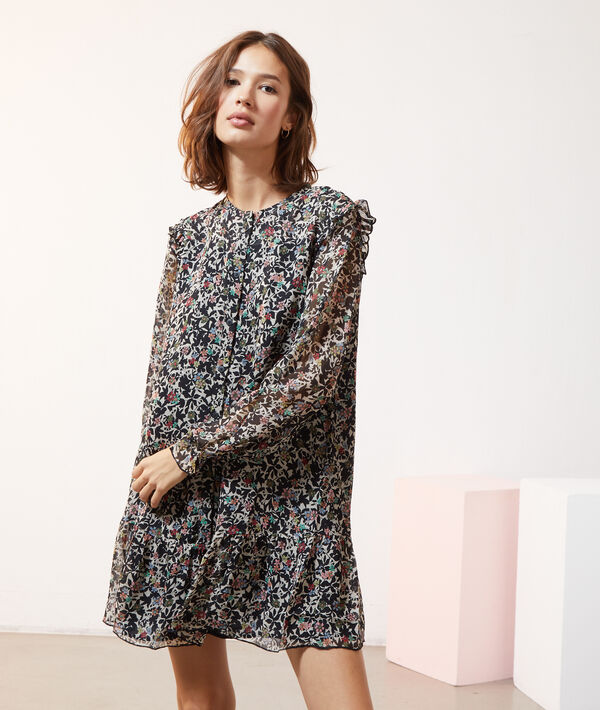 Robe fluide imprimé fleuri Robe fluide imprimé fleuri