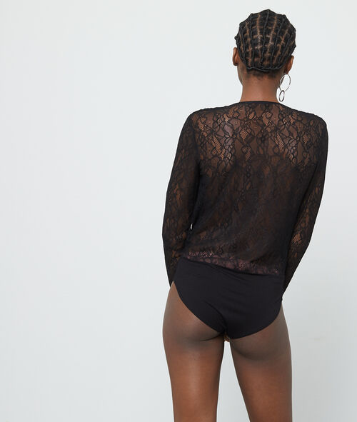 Guipure lace wrap body Guipure lace wrap body