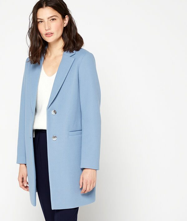 Coat in a straight cut Coat in a straight cut