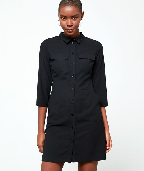 Shirt dress  black.