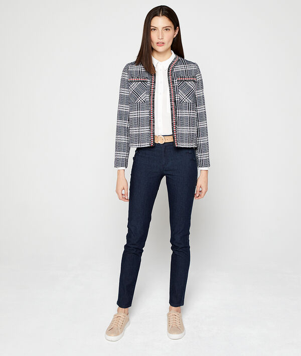 Suit jacket in tweed effect Suit jacket in tweed effect