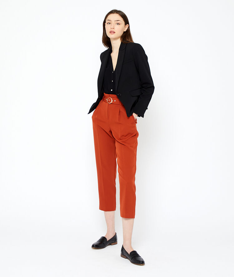 Suit jacket black.