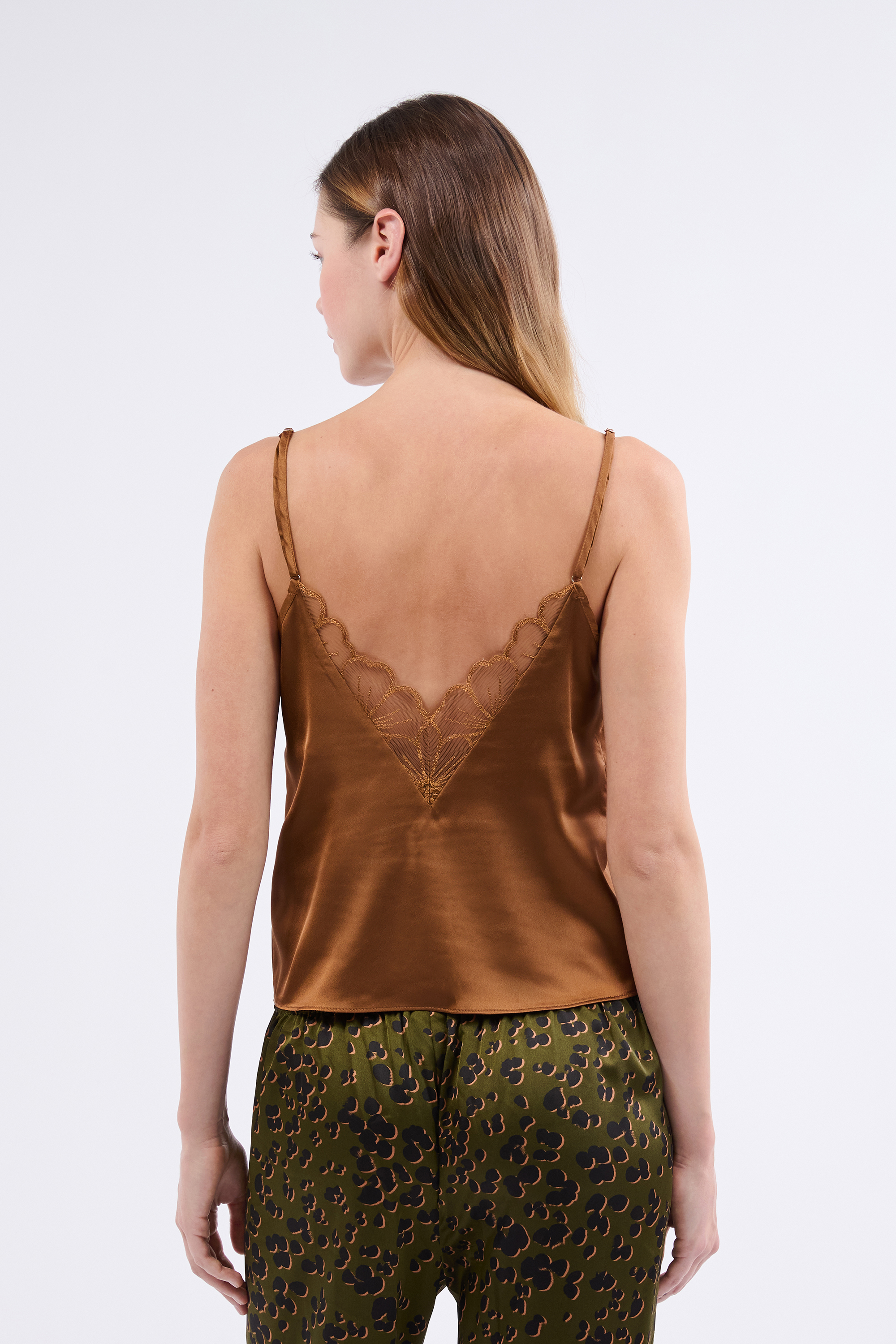 Satin Camisole - DAHLIA - BRONZE - ETAM