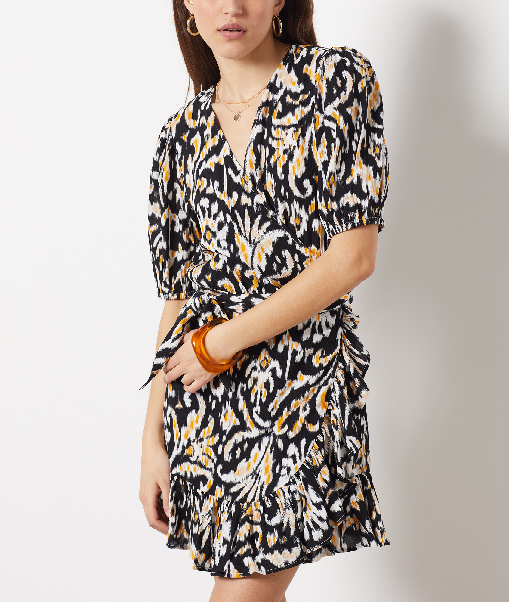 Super Sale ITM Wrapped Top Dress