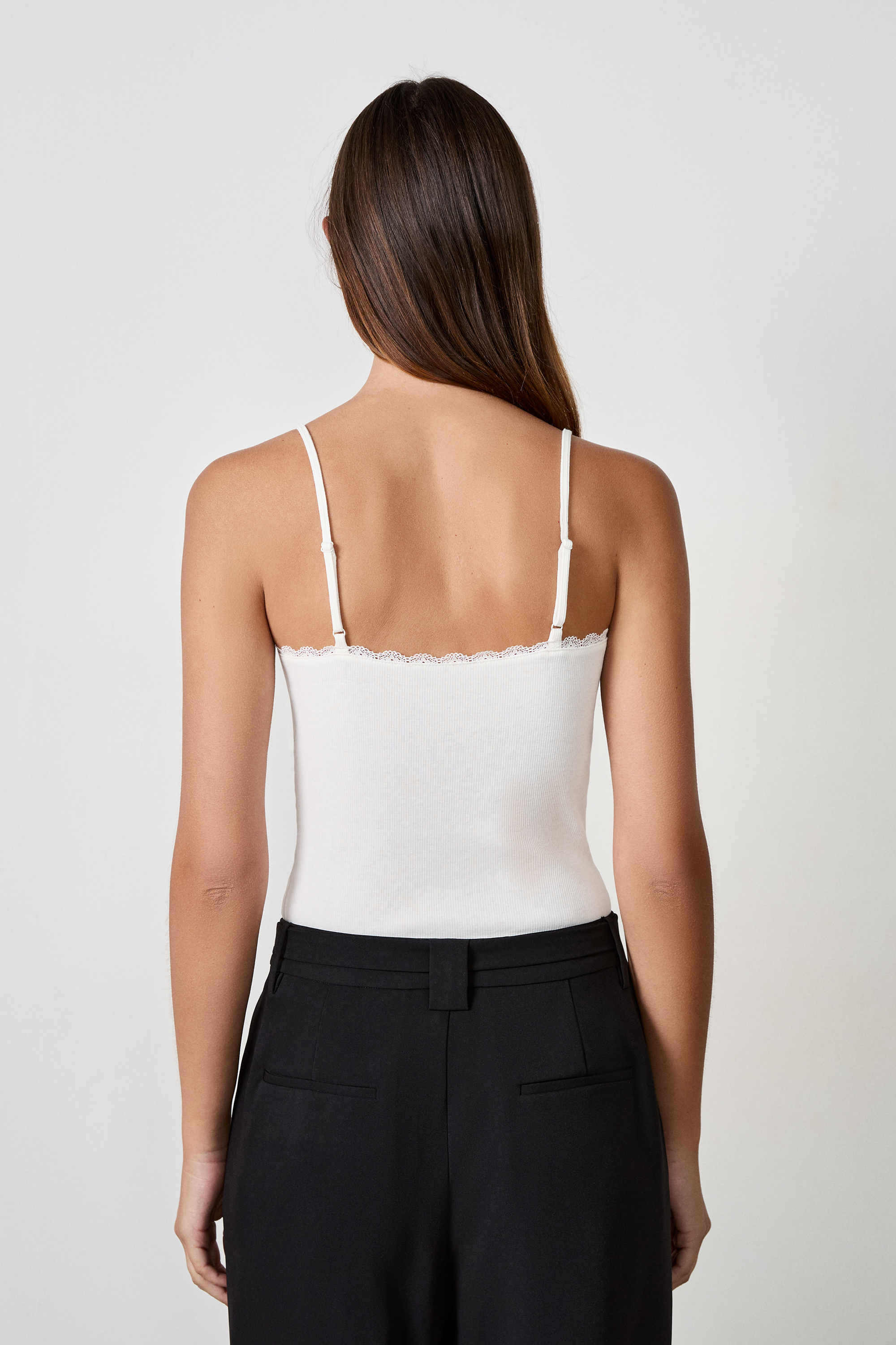 トップス YANUK cotton 100% camisole YANUK 100% cotton camisole