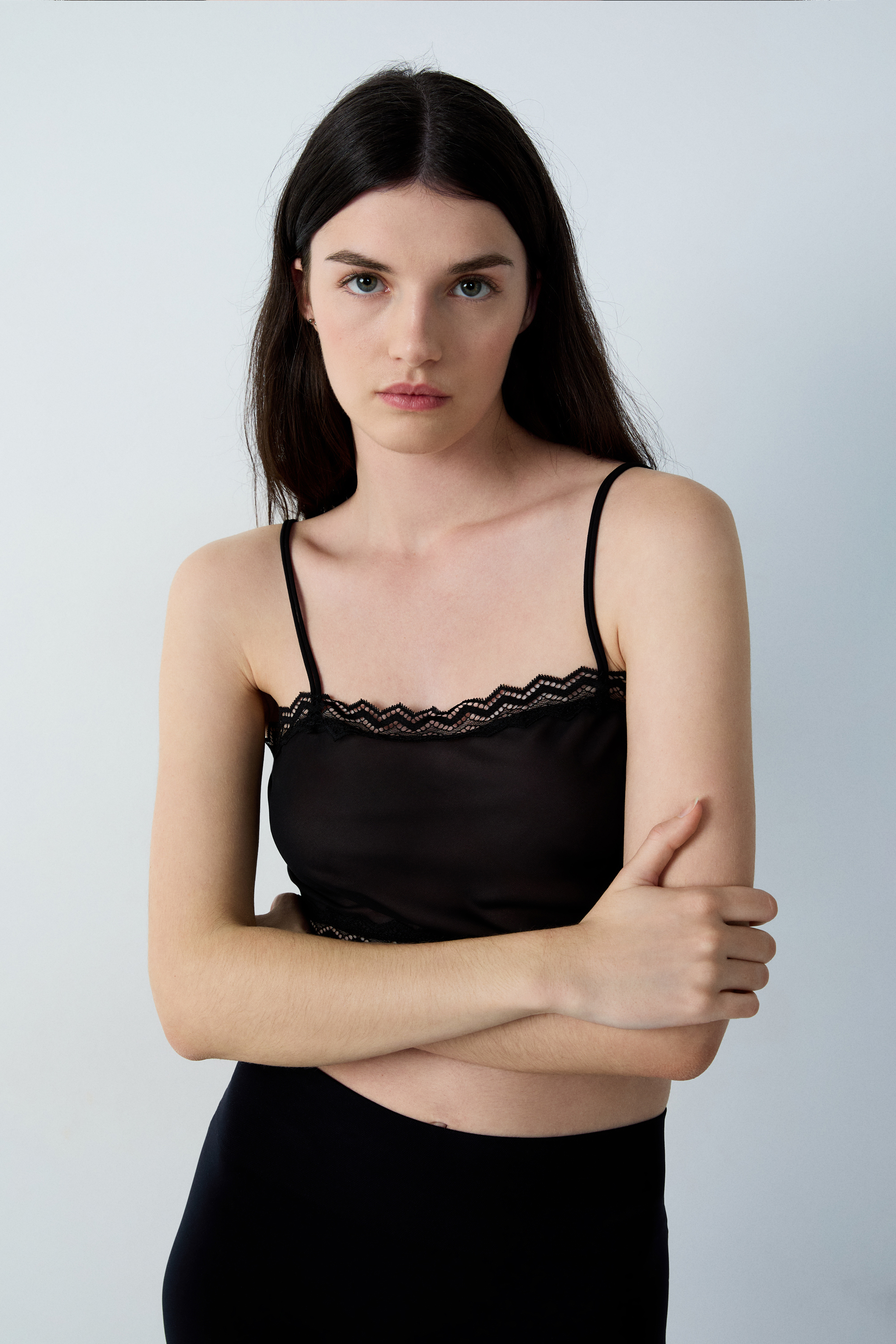 THIS IS BEP CROPPED CAMISOLE BLACK – BlackEyePatch