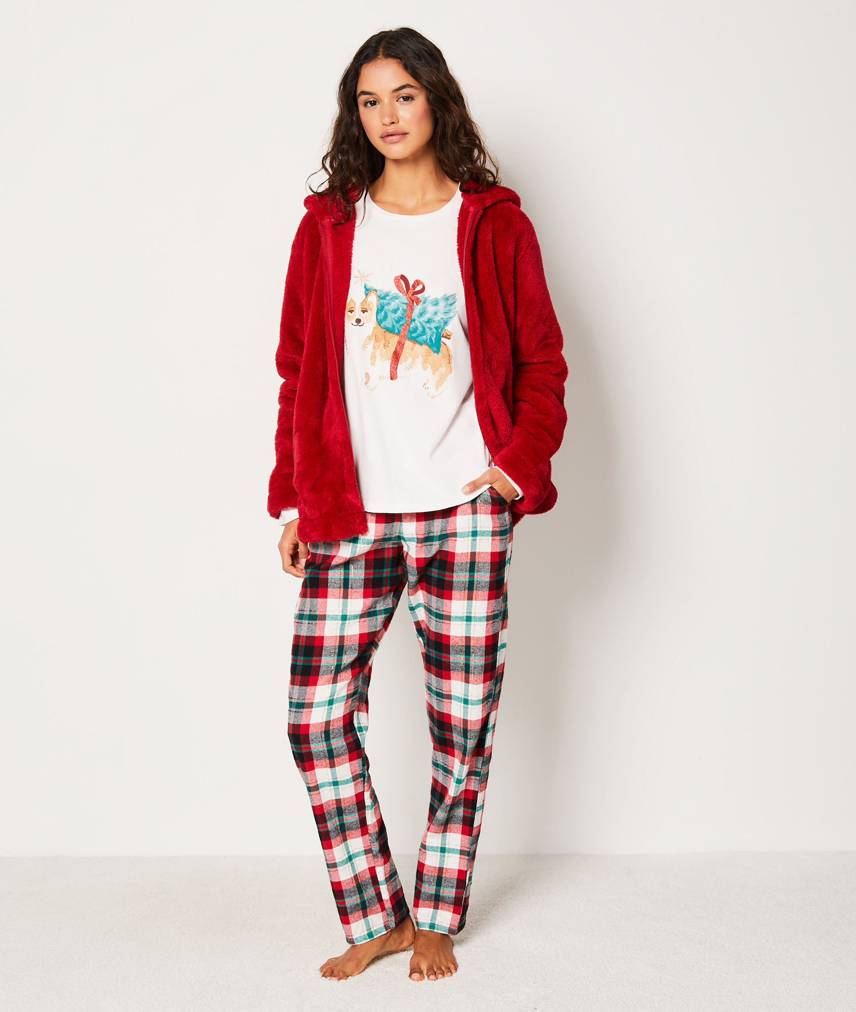 Ensemble pièces de pyjamas veste polaire GILIAN Etam