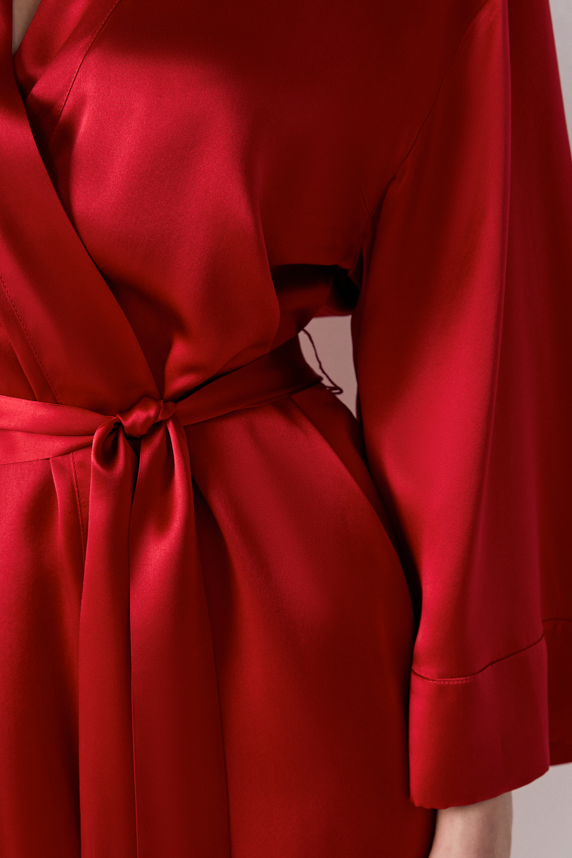 Silk Robe - PEARLY - CARDINAL - ETAM