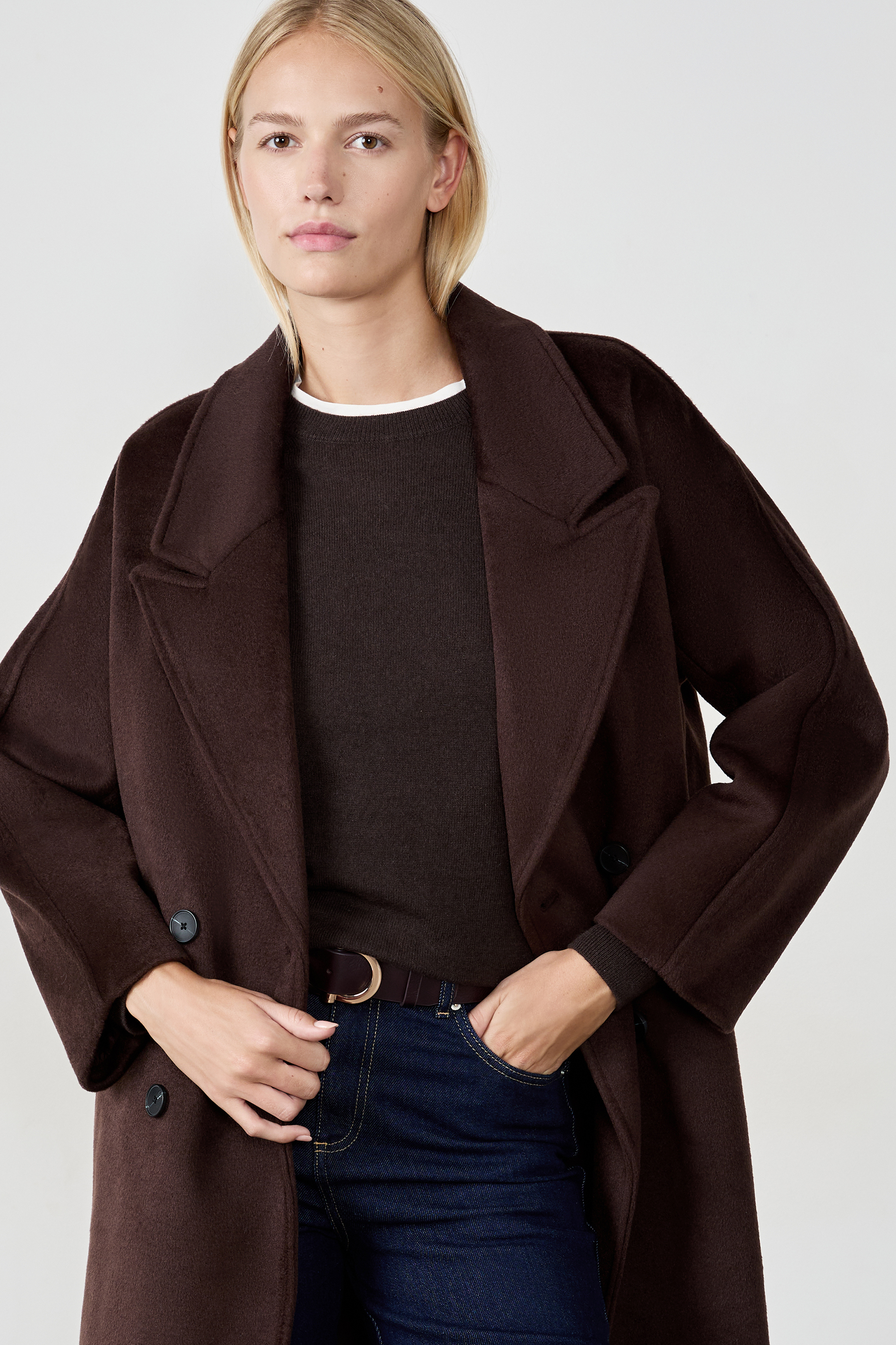 Long Coat - MEREL - MARRON - ETAM