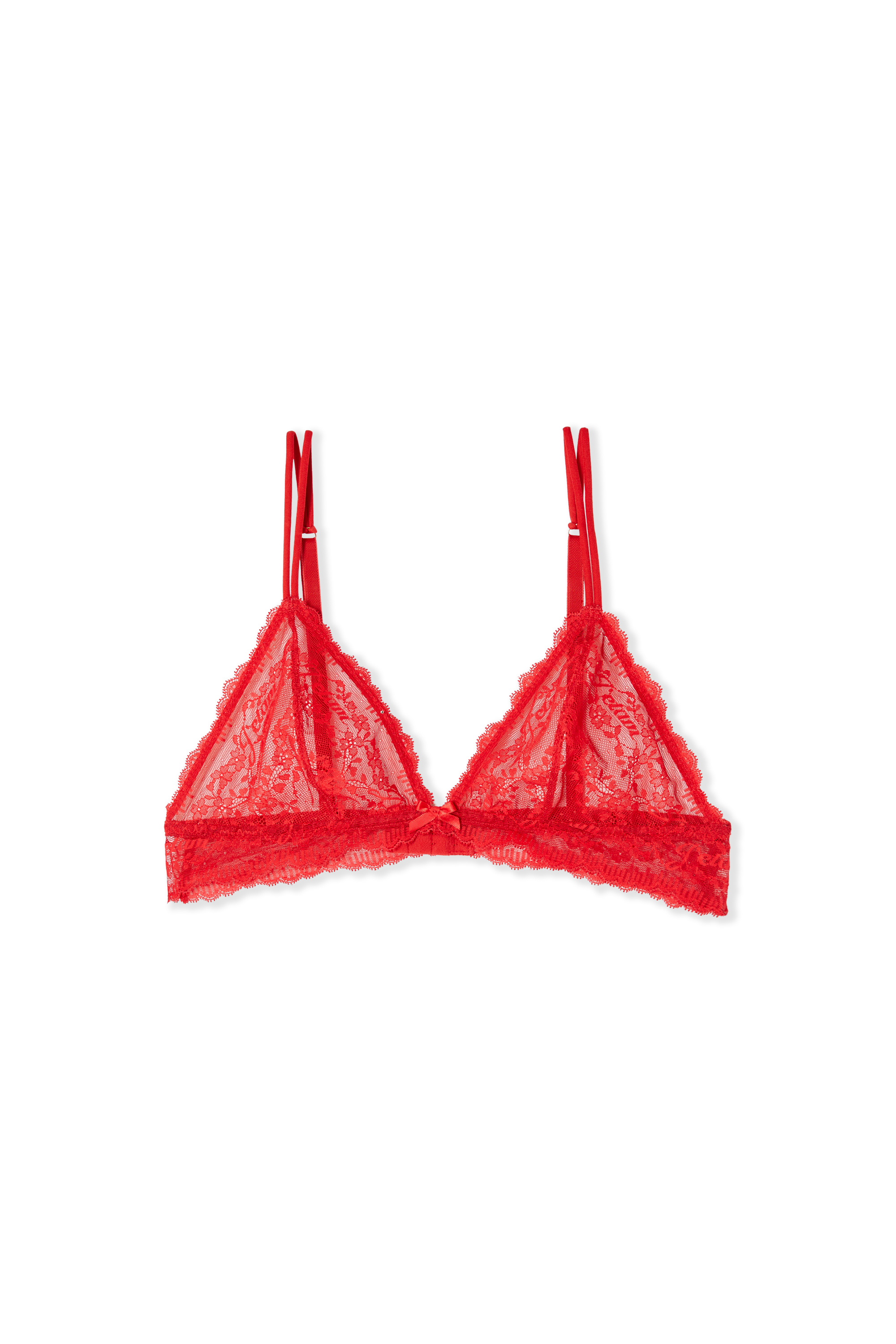 Triangle Lace Bra - JETAM - ROUGE - ETAM